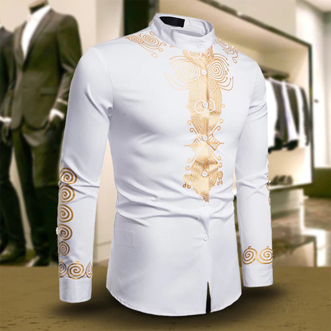 Stessil-Camicia Colletto Coreano