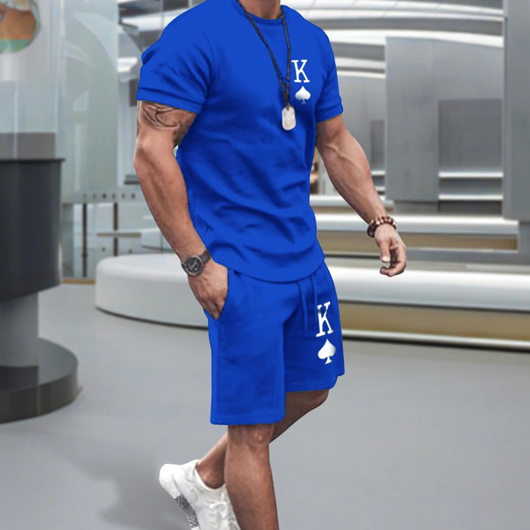Stessil-Set aus Shorts und T-Shirt für Herren